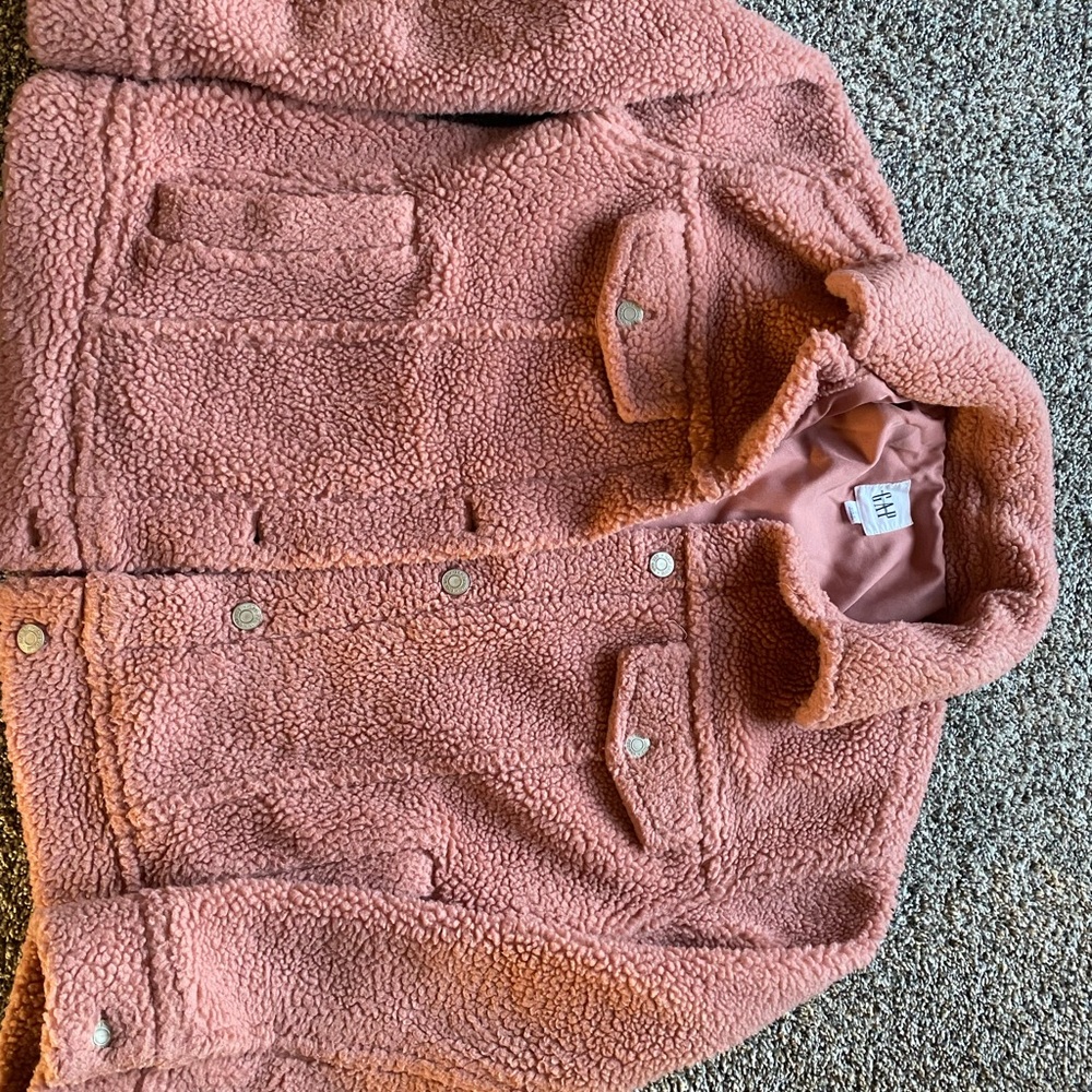 Pink Sherpa Jacket